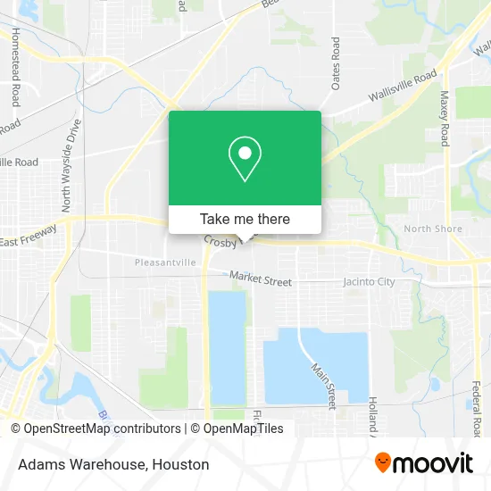 Adams Warehouse map
