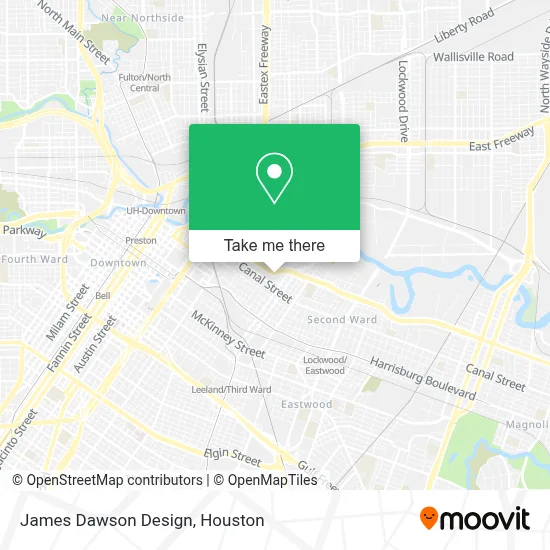 James Dawson Design map
