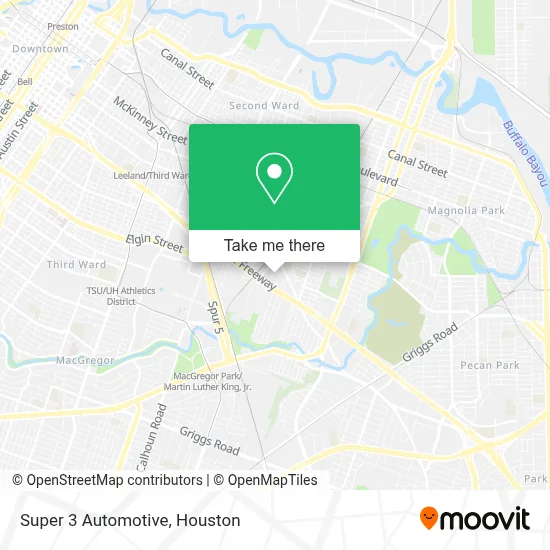 Super 3 Automotive map