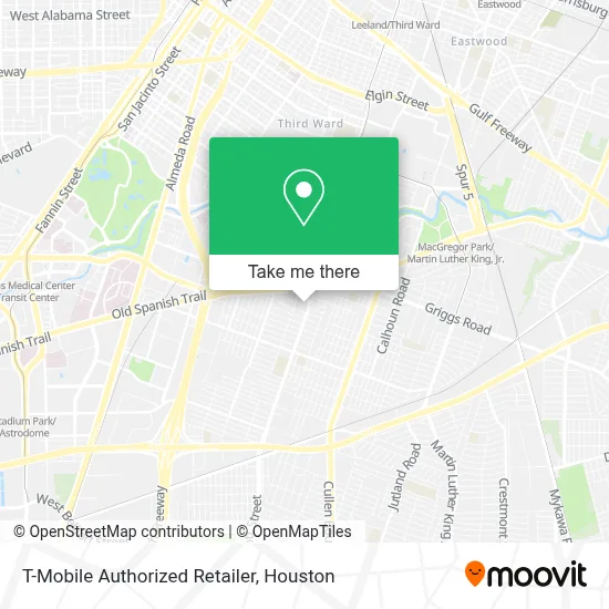 T-Mobile Authorized Retailer map