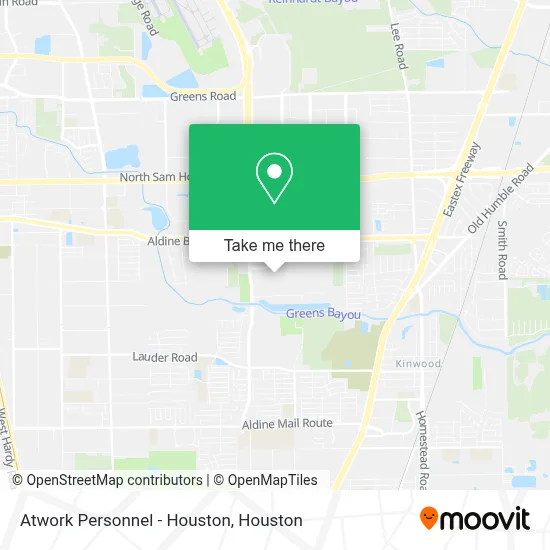 Atwork Personnel - Houston map