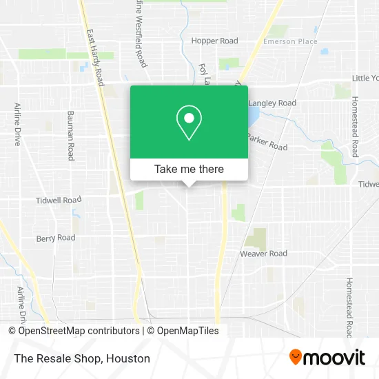 The Resale Shop map