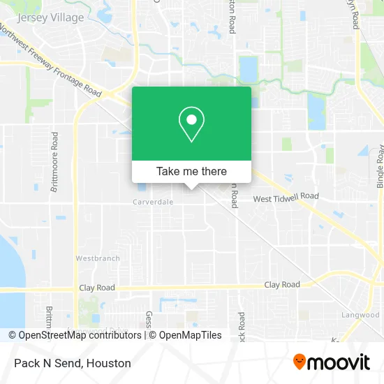 Pack N Send map