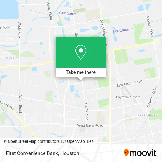 First Convenience Bank map