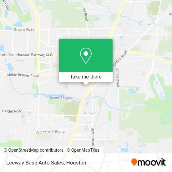 Leeway Base Auto Sales map