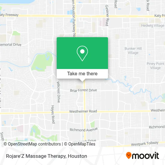 Rojare'Z Massage Therapy map