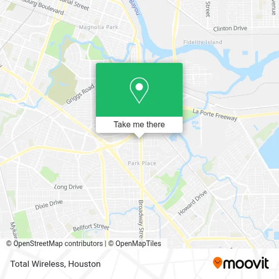 Total Wireless map
