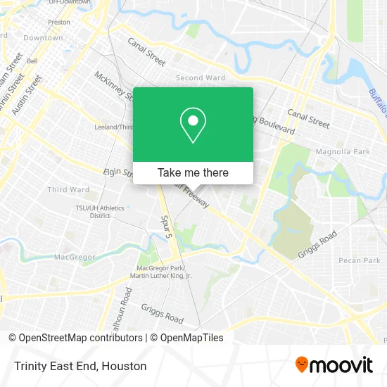 Trinity East End map