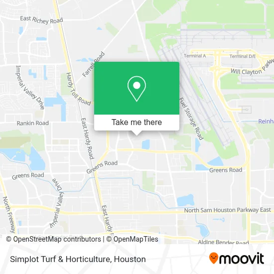 Simplot Turf & Horticulture map