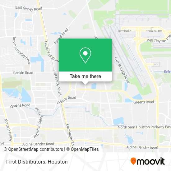 First Distributors map
