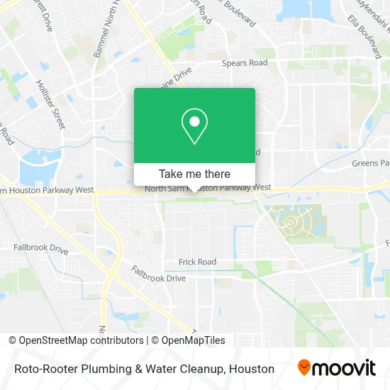 Roto-Rooter Plumbing & Water Cleanup map