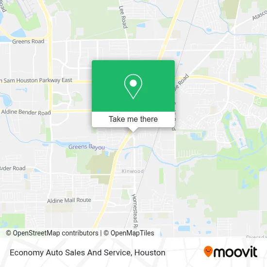 Economy Auto Sales And Service map
