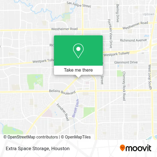 Extra Space Storage map