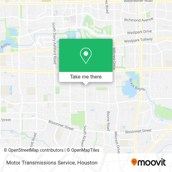 Motor Transmissions Service map