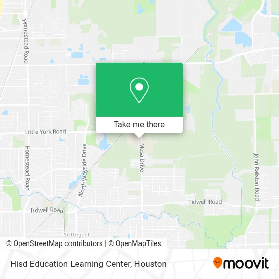 Hisd Education Learning Center map