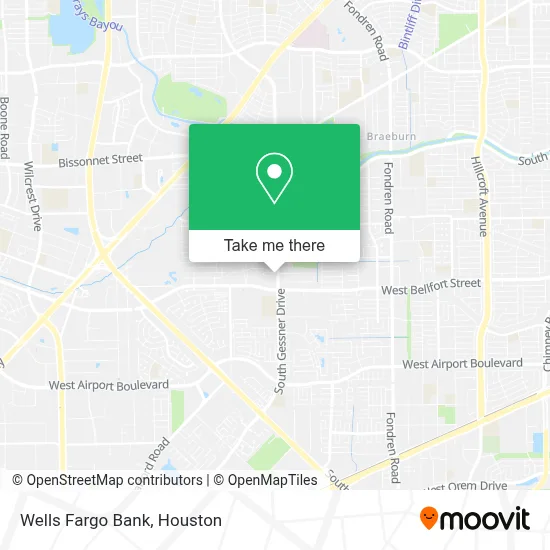 Wells Fargo Bank map