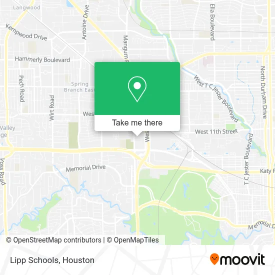 Lipp Schools map