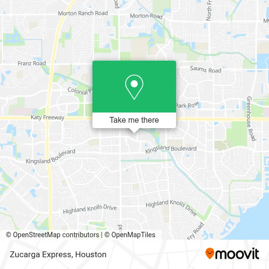 Zucarga Express map