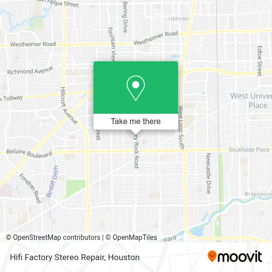Hifi Factory Stereo Repair map