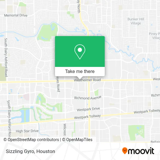 Sizzling Gyro map
