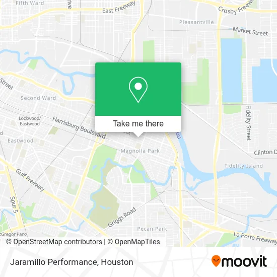 Jaramillo Performance map