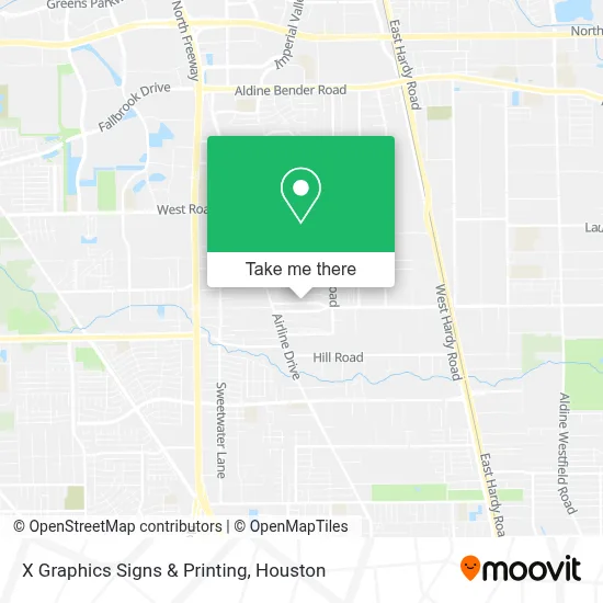 X Graphics Signs & Printing map