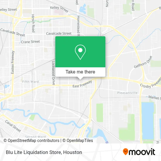Blu Lite Liquidation Store map