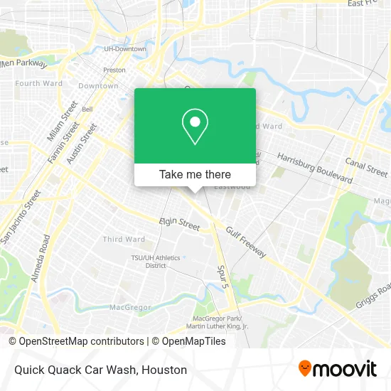 Quick Quack Car Wash map