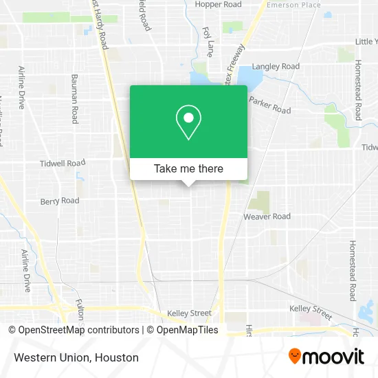 Western Union map