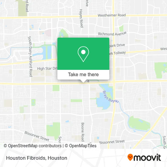 Houston Fibroids map