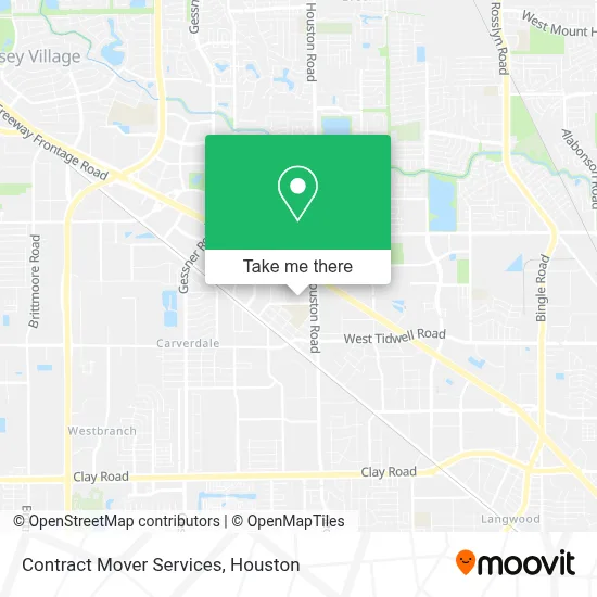 Contract Mover Services map