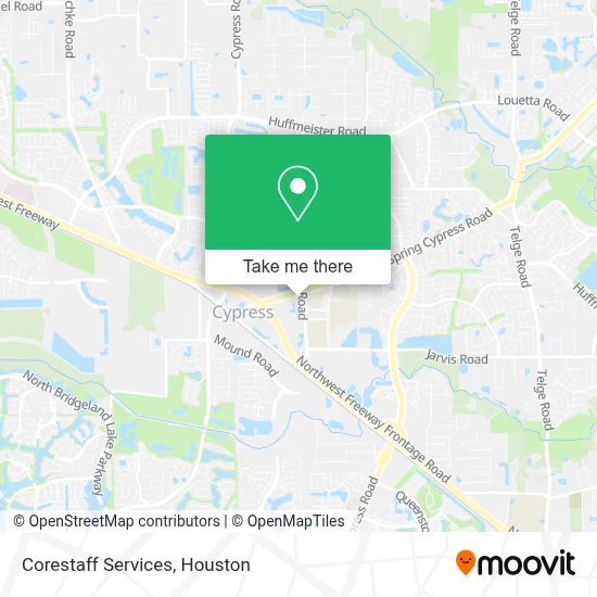 Corestaff Services map