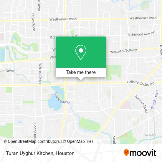 Turan Uyghur Kitchen map