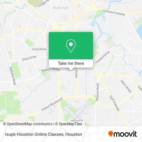 Isupk Houston Online Classes map