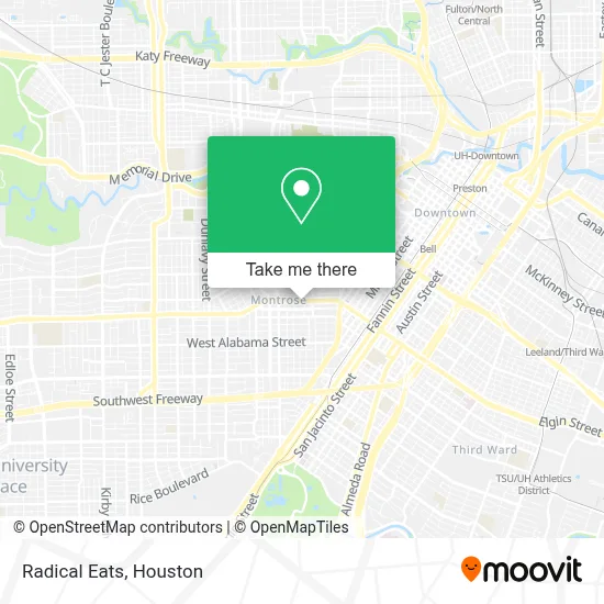 Radical Eats map