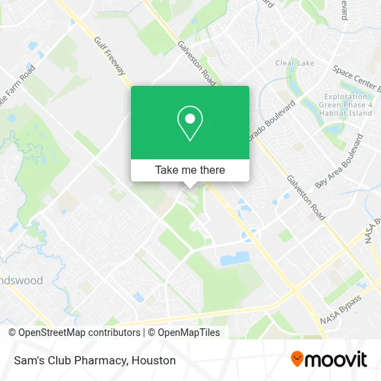 Sam's Club Pharmacy map