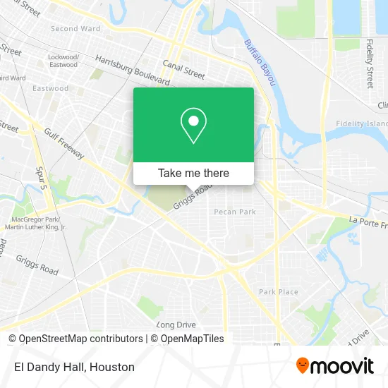El Dandy Hall map