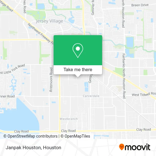 Janpak Houston map