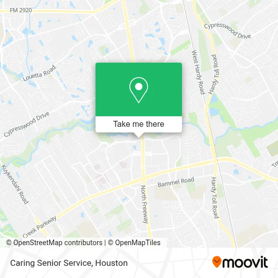 Caring Senior Service map
