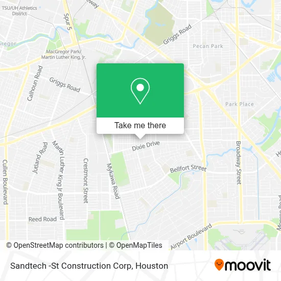 Sandtech -St Construction Corp map