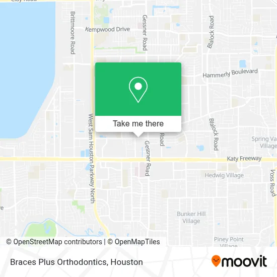 Braces Plus Orthodontics map