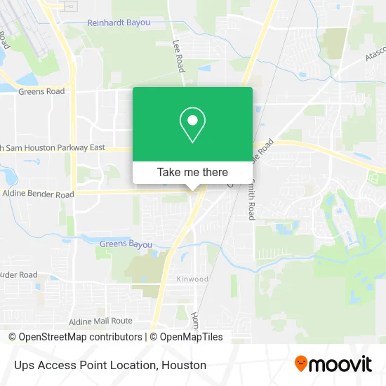 Ups Access Point Location map