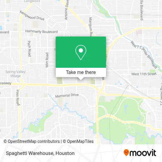 Spaghetti Warehouse map