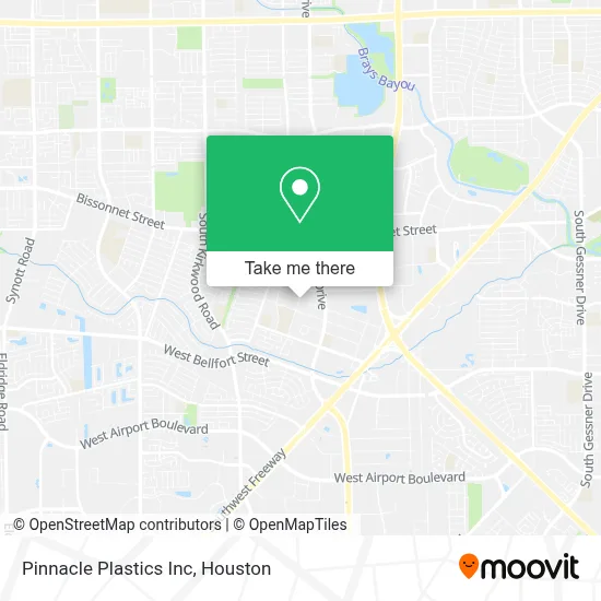 Pinnacle Plastics Inc map