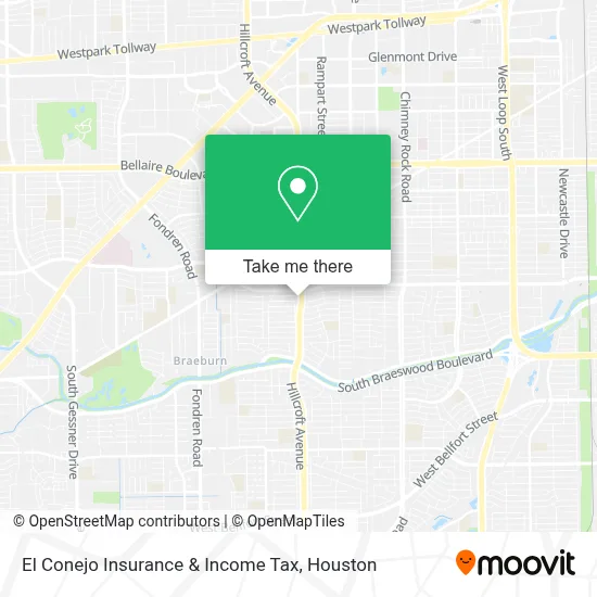 El Conejo Insurance & Income Tax map