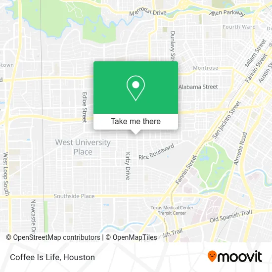 Coffee Is Life map