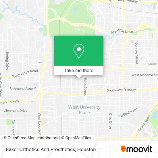 Baker Orthotics And Prosthetics map