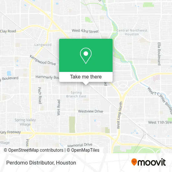 Perdomo Distributor map