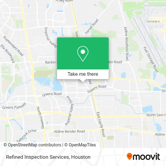 Refined Inspection Services map