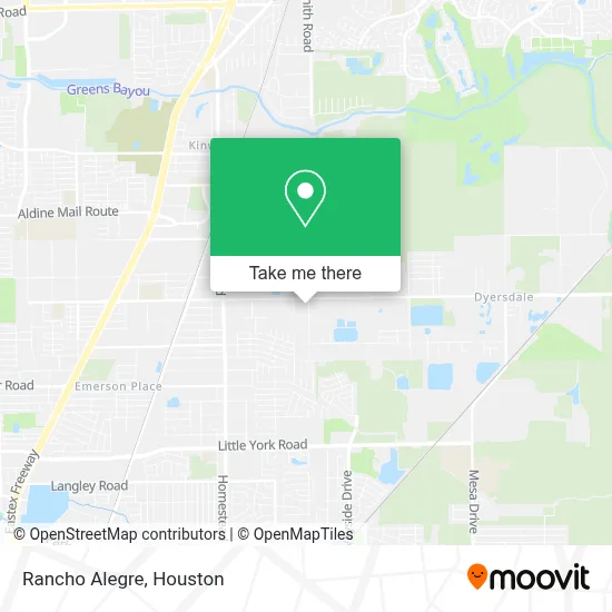 Rancho Alegre map
